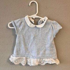 Jamie and jack knit baby blue set for baby girl